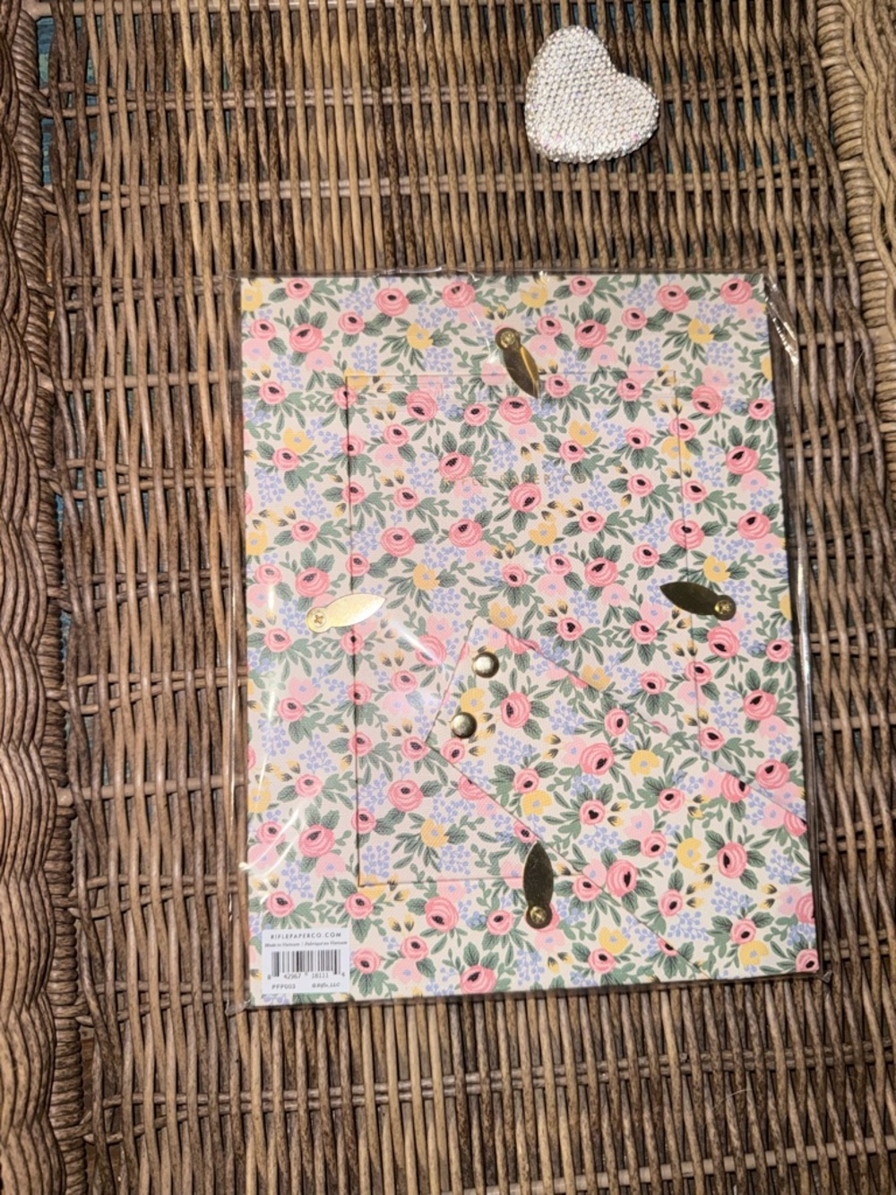 🌸 New Rifle Paper Co. Floral Pink Picture Frame Aster - Picture 4 of 4